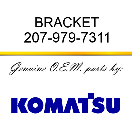 BRACKET 207-979-7311