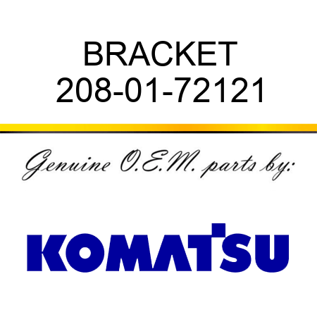 BRACKET 208-01-72121