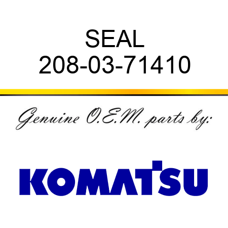 SEAL 208-03-71410