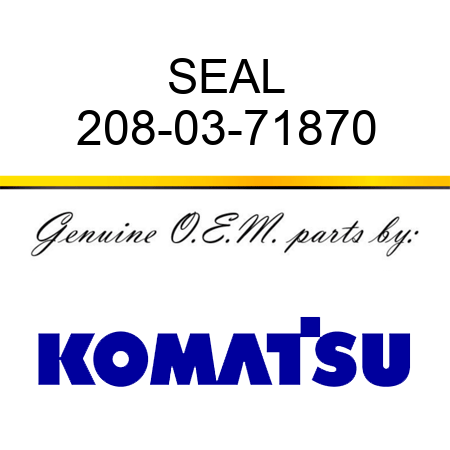 SEAL 208-03-71870