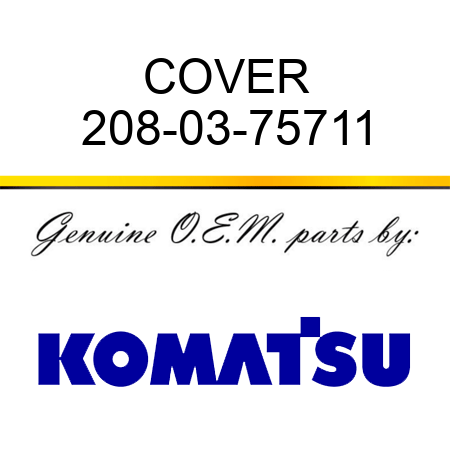 COVER 208-03-75711