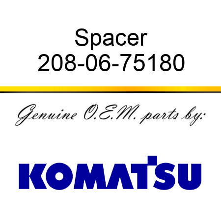 Spacer 208-06-75180