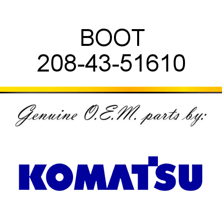 BOOT 208-43-51610