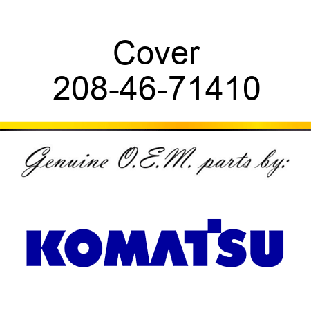 Cover 208-46-71410