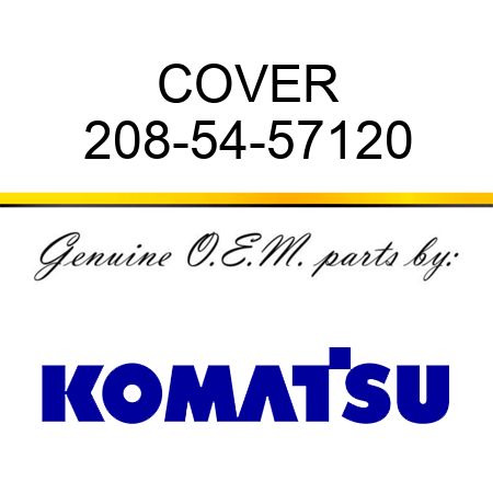 COVER 208-54-57120