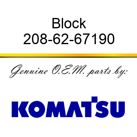 Block 208-62-67190