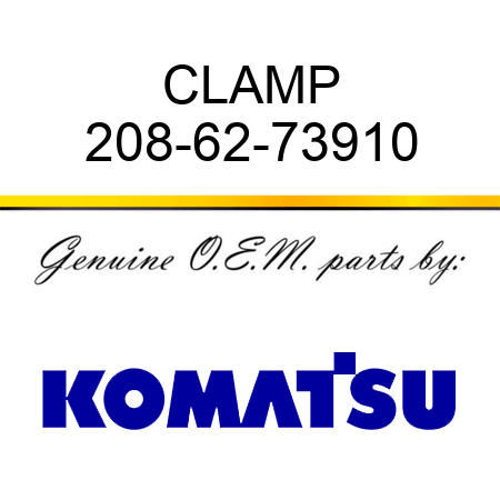 CLAMP 208-62-73910