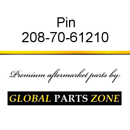 Pin 208-70-61210