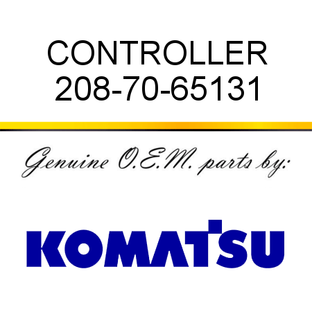 CONTROLLER 208-70-65131