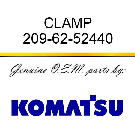 CLAMP 209-62-52440