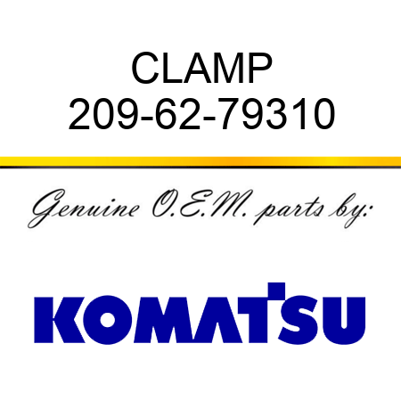 CLAMP 209-62-79310