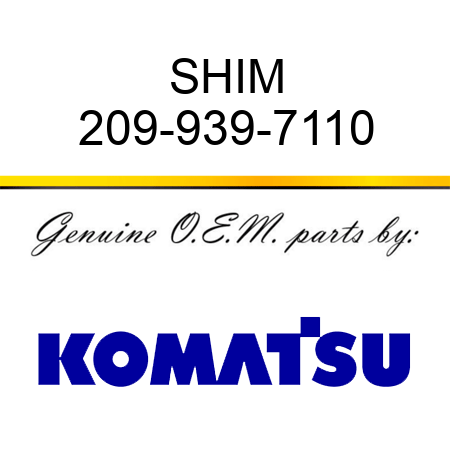 SHIM 209-939-7110