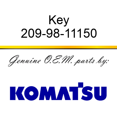 Key 209-98-11150