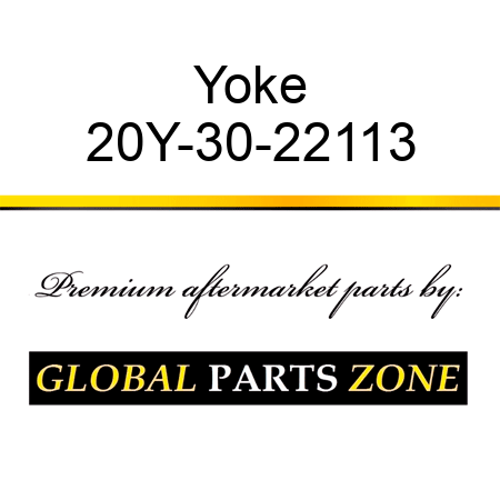 Yoke 20Y-30-22113