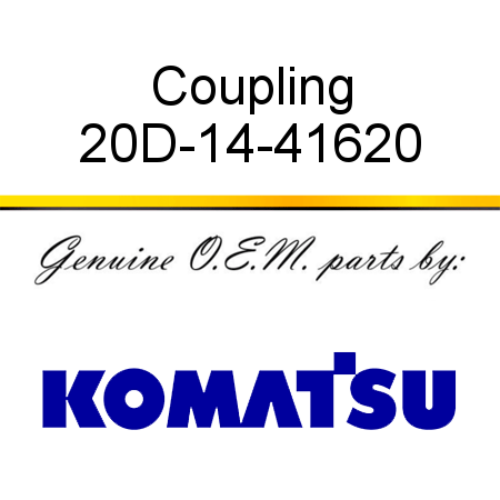 Coupling 20D-14-41620