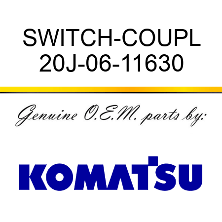 SWITCH-COUPL 20J-06-11630