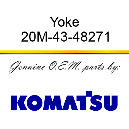 Yoke 20M-43-48271