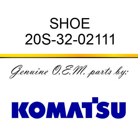 SHOE 20S-32-02111