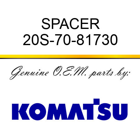 SPACER 20S-70-81730