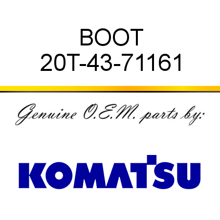 BOOT 20T-43-71161