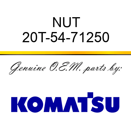 NUT 20T-54-71250
