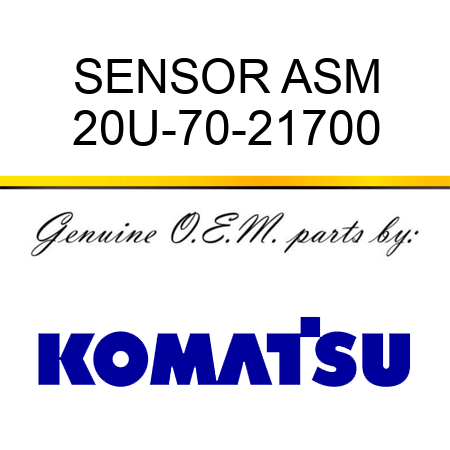 SENSOR ASM 20U-70-21700