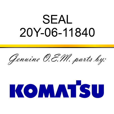 SEAL 20Y-06-11840