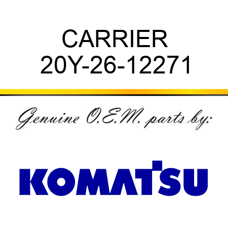 CARRIER 20Y-26-12271
