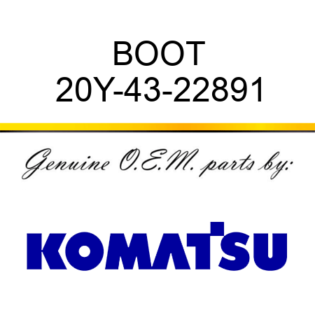 BOOT 20Y-43-22891