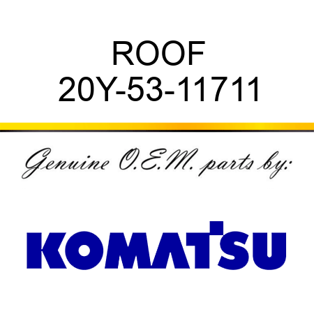 ROOF 20Y-53-11711