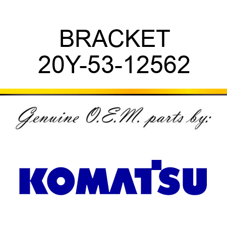 BRACKET 20Y-53-12562