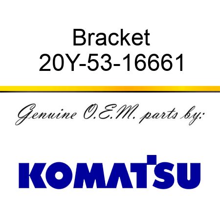 Bracket 20Y-53-16661