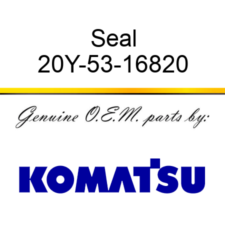 Seal 20Y-53-16820