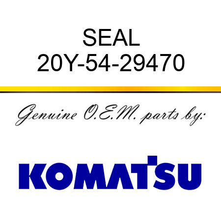 SEAL 20Y-54-29470