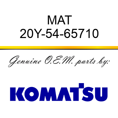 MAT 20Y-54-65710