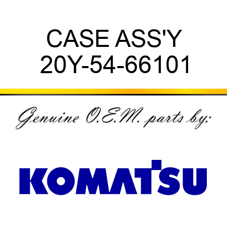 CASE ASS'Y 20Y-54-66101