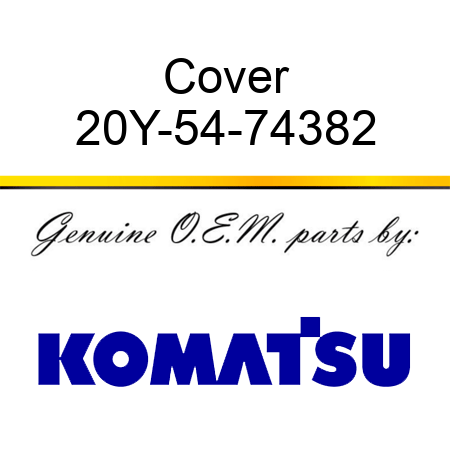 Cover 20Y-54-74382