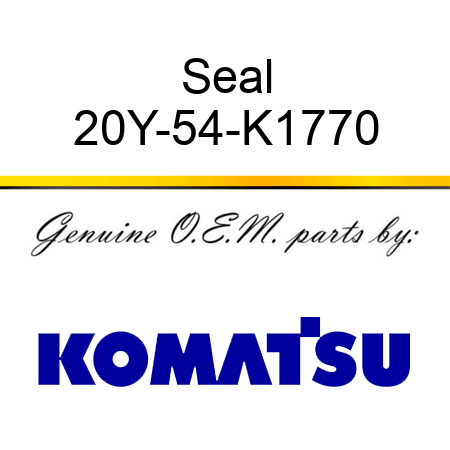 Seal 20Y-54-K1770