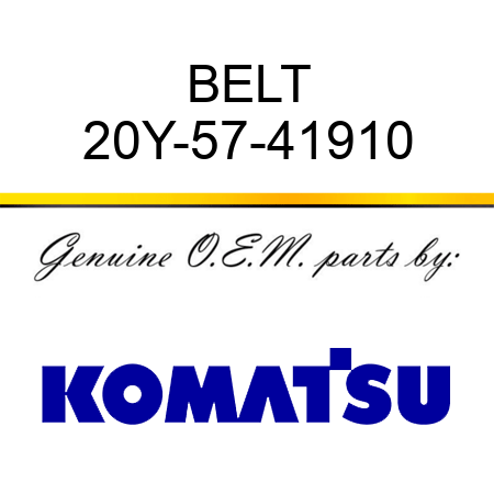 BELT 20Y-57-41910
