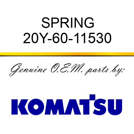 SPRING 20Y-60-11530