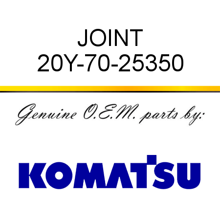 JOINT 20Y-70-25350