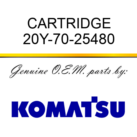 CARTRIDGE 20Y-70-25480