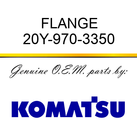 FLANGE 20Y-970-3350