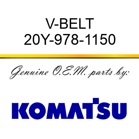V-BELT 20Y-978-1150