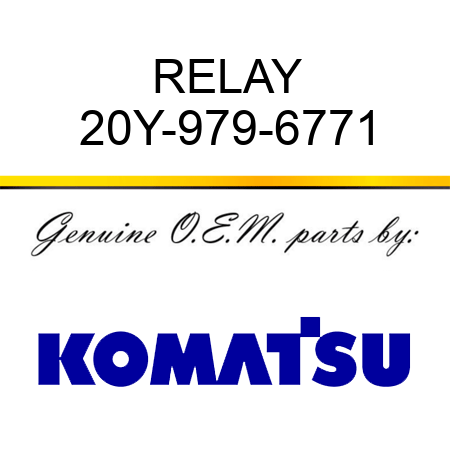 RELAY 20Y-979-6771