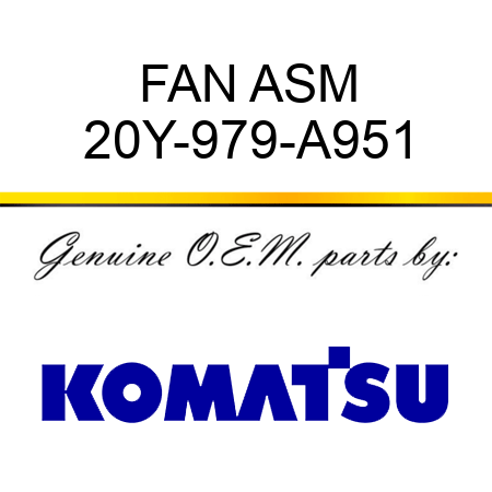 FAN ASM 20Y-979-A951