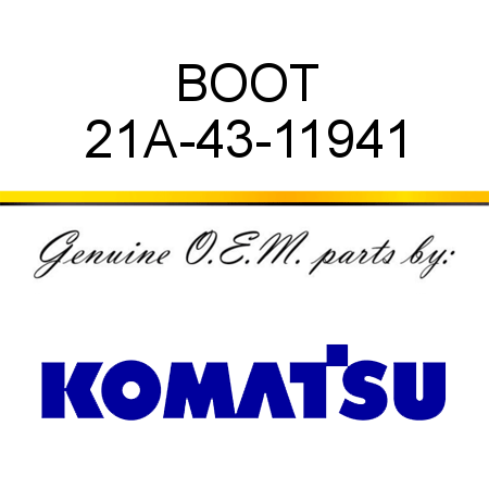 BOOT 21A-43-11941