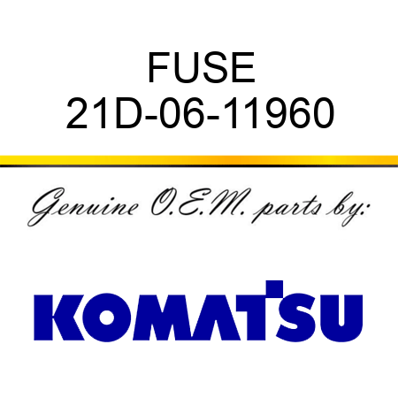 FUSE 21D-06-11960