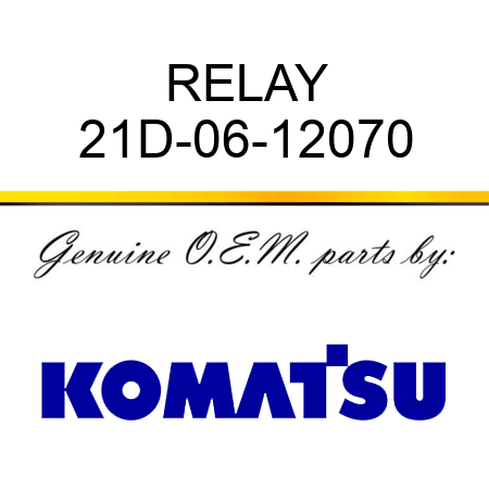 RELAY 21D-06-12070