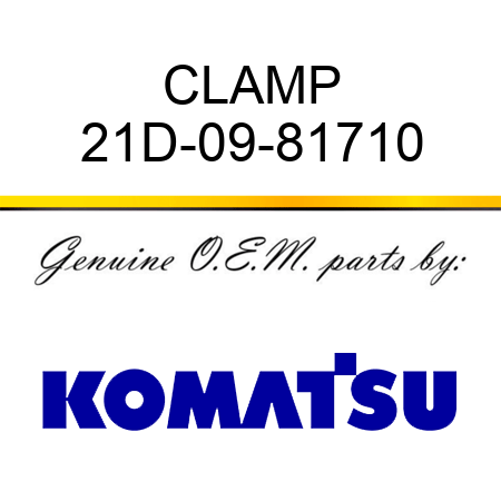 CLAMP 21D-09-81710